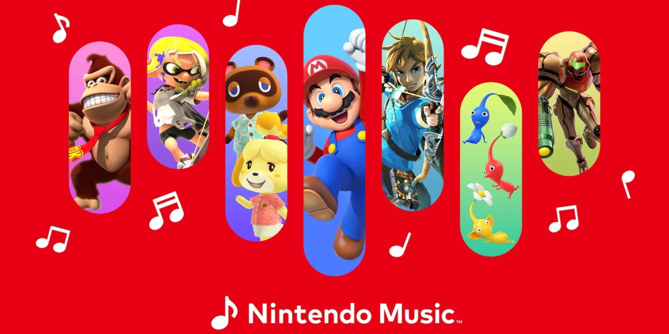 Ключевое искусство Nintendo Music