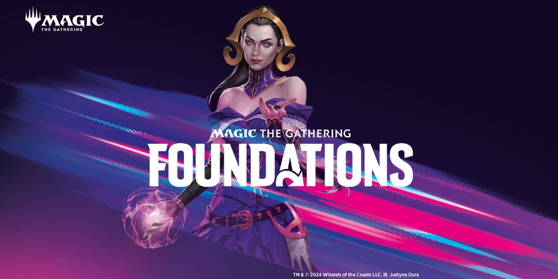 Изображение из предстоящего набора Magic The Gathering Foundations с Лилианой.