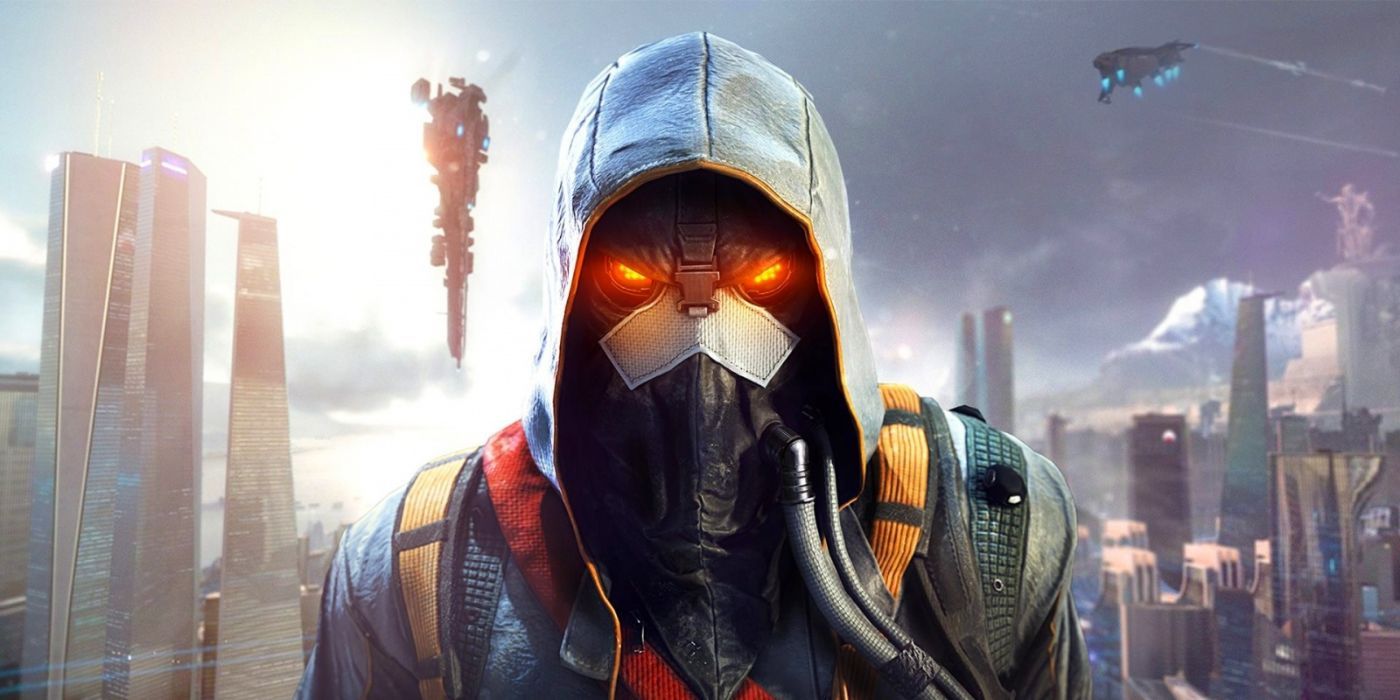 Хелгастский солдат с угрожающим взглядом из маски в Killzone: Shadow Fall